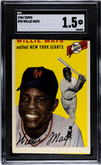 1954 Topps #90 Willie Mays SGC 1.5 | Eastridge Sports Cards