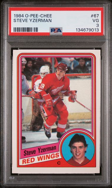 1984-85 O-Pee-Chee #67 Steve Yzerman PSA 3 (Rookie)