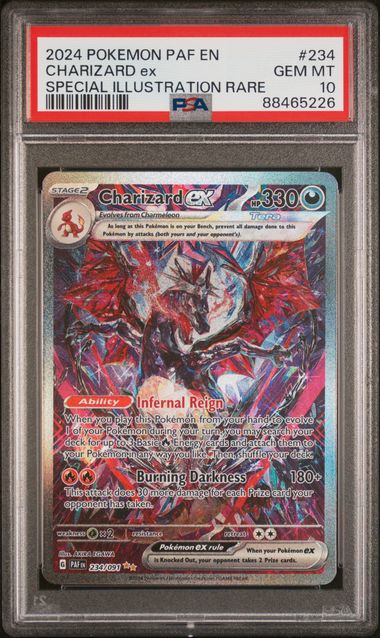 2024 Pokemon Paldean Fates #234 Charizard ex- Special Illustration Rare PSA 10