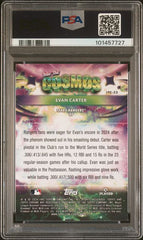 2024 Topps Cosmic Chrome Into the Cosmos Green Space Dust Refractors #ITC23 Evan Carter #22/75 PSA 9 (Rookie) | Eastridge Sports Cards