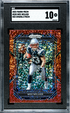 2022 Panini Prizm Red Sparkle Prizm #205 Wes Welker SGC 10