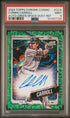 2024 Topps Chrome Cosmic Autographs Green Space Dust Refractor #CCA Corbin Carroll #54/75 PSA 9