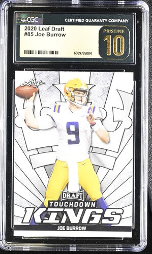 2020 Leaf Draft #85 Joe Burrow CGC 10 (Pristine)