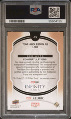 2022 Upper Deck Marvel Studios Allure Red Rainbow Autographs #63 Tom Hiddleston PSA 10 | Eastridge Sports Cards