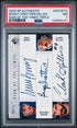 2003-04 SP Authentic Sign of the Times #SOTBTG Mike Bossy/Bryan Trottier/Clark Gillies #20/25 PSA 7