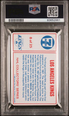 1985-86 7-Eleven Credit Cards #8 Marcel Dionne/Dave Taylor Dual Autographed PSA Authentic | Eastridge Sports Cards