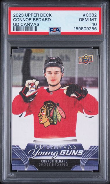 2023-24 Upper Deck UD Canvas #C382 Connor Bedard PSA 10 (Rookie)
