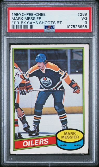 1980-81 O-Pee-Chee #289 Mark Messier PSA 3 (Rookie) | Eastridge Sports Cards