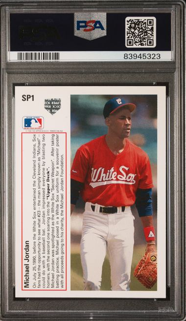 1991 Upper Deck #SP1 Michael Jordan PSA 7