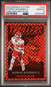 2022 Panini Rookies & Stars Thrillers Red Plaid #TH2 Patrick Mahomes II PSA 10