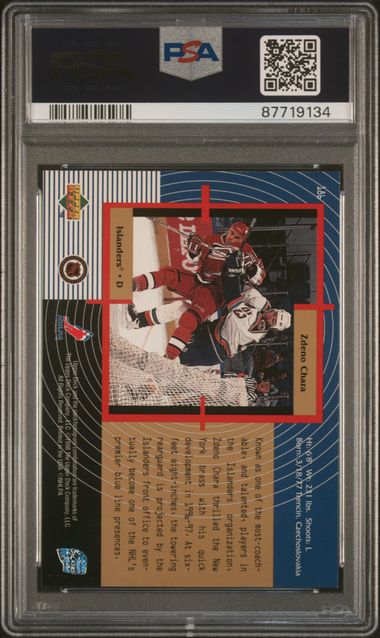 1997-98 SP Authentic #186 Zdeno Chara PSA 8 (Rookie) | Eastridge Sports Cards