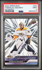 2023-24 Upper Deck Outburst Silver #204 Yaroslav Askarov PSA 9 (Rookie) | Eastridge Sports Cards