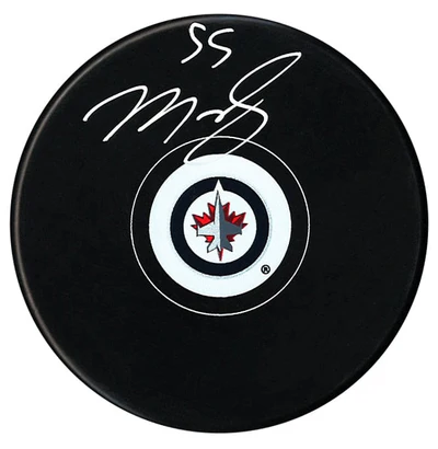 Mark Scheifele Autographed Winnipeg Jets Puck (COJO Sports)