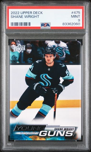 2022-23 Upper Deck #475 Shane Wright PSA 9 (Rookie)