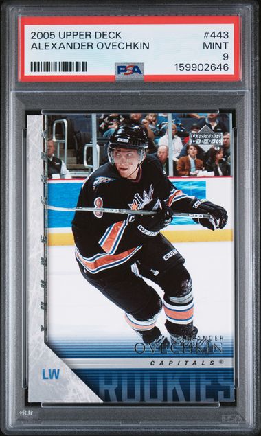 2005-06 Upper Deck #443 Alexander Ovechkin PSA 9 (Rookie)