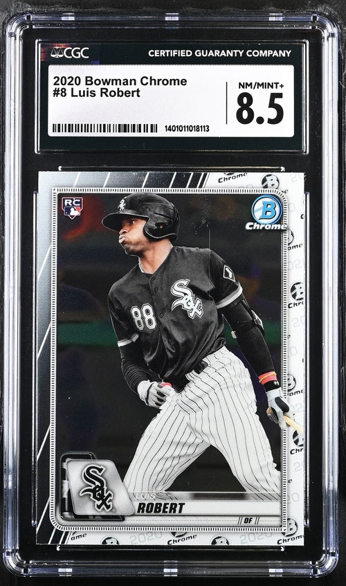 2020 Bowman Chrome #8 Luis Robert CGC 8.5 (Rookie)