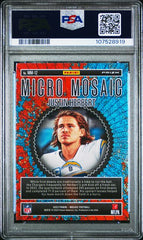 2023 Panini Mosaic Micro Mosaic #MM12 Justin Herbert PSA 9 | Eastridge Sports Cards