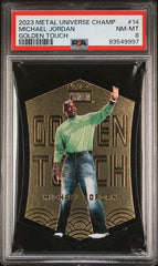 2023 Metal Universe Champions Golden Touch #14 Michael Jordan PSA 8 | Eastridge Sports Cards