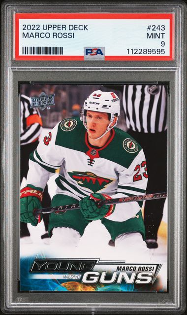 2022-23 Upper Deck #243 Marco Rossi PSA 9 (Rookie)
