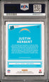 2020 Donruss Optic Blue Hyper #153 Justin Herbert PSA 9 (Rookie)