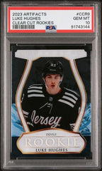 2023-24 Artifacts Clear Cut Rookies #CCR9 Luke Hughes PSA 10 (Rookie) | Eastridge Sports Cards