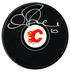 Gary Roberts Autographed Calgary Flames Puck (COJO Sports)