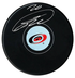 Sebastian Aho Autographed Carolina Hurricanes Puck (COJO Sports)