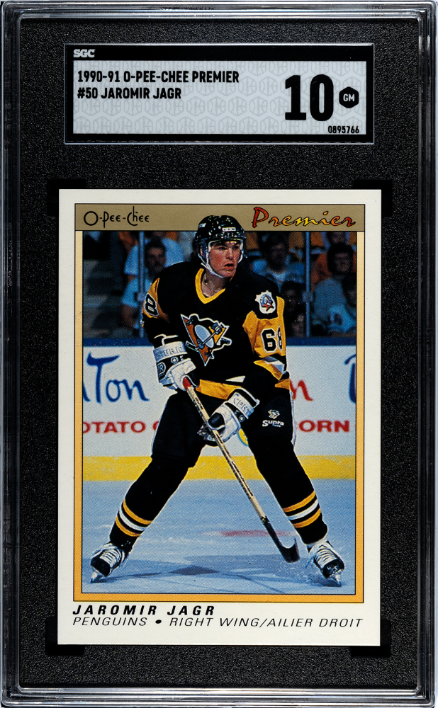 1990-91 OPC Premier #50 Jaromir Jagr SGC 10 (Rookie)