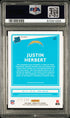 2020 Donruss Optic Aqua Holo #153 Justin Herbert #085/299 PSA 9 (Rookie)