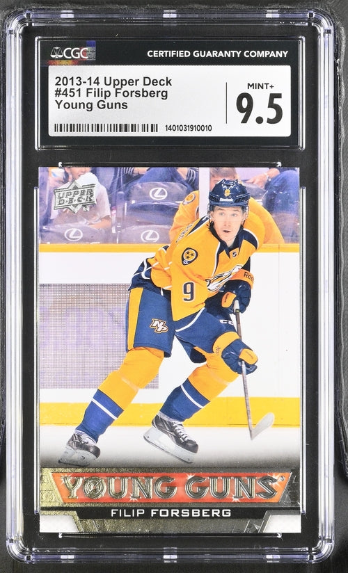 2013-14 Upper Deck #451 Filip Forsberg CGC 9.5 (Rookie)