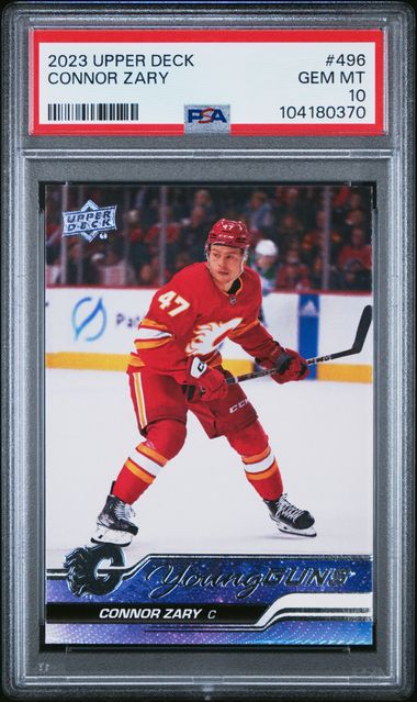 2023-24 Upper Deck #210 Connor Zary PSA 10 (Rookie)