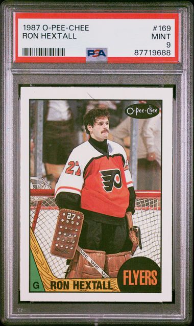 1987-88 O-Pee-Chee #169 Ron Hextall PSA 9 (Rookie)