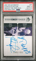 2001 SP Authentic Sign of the Times Dual #PP Zigmund Palffy/Felix Potvin #045/150 PSA 9 (Auto 9)