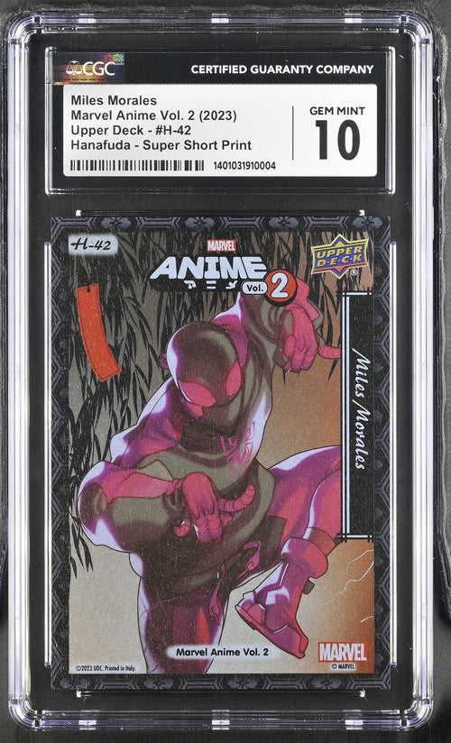 2023 Marvel Anime Vol. 2 Hanafuda #H-42 Miles Morales  CGC 10