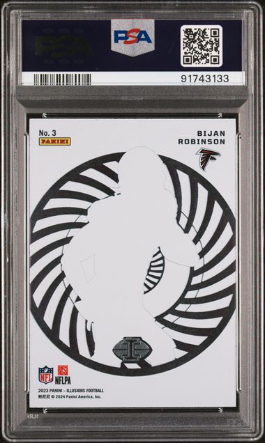 2023 Panini Illusions Mystique #3 Bijan Robinson PSA 10 (Rookie) | Eastridge Sports Cards