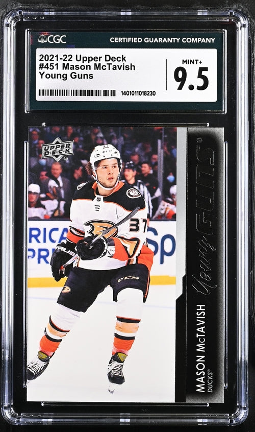 2021-22 Upper Deck #451 Mason McTavish CGC 9.5 (Rookie)