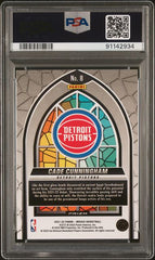2021-22 Panini Mosaic Stained Glass #8 Cade Cunningham PSA 10 (Rookie) | Eastridge Sports Cards