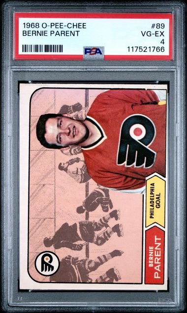 1968-69 O-Pee-Chee #89 Bernie Parent PSA 4 (Rookie)