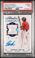 2022 Panini Flawless Signature Prime Material Sapphire #SPMJL Jordan Lawlar #04/10 PSA 9