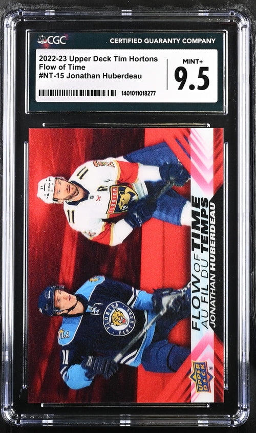 2022-23 Upper Deck Tim Hortons Flow of Time #NT-15 Jonathan Huberdeau CGC 9.5
