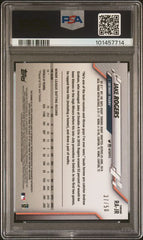 2020 Topps Chrome Rookie Autographs Gold Wave Refractors #RAJR Jake Rogers #37/50 PSA 9 (Rookie) | Eastridge Sports Cards