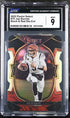 2022 Panini Select Black & Red Die-Cut #70 Joe Burrow CGC 9