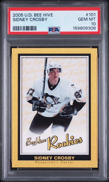 2005-06 Upper Deck Bee Hive #101 Sidney Crosby PSA 10 (Rookie)