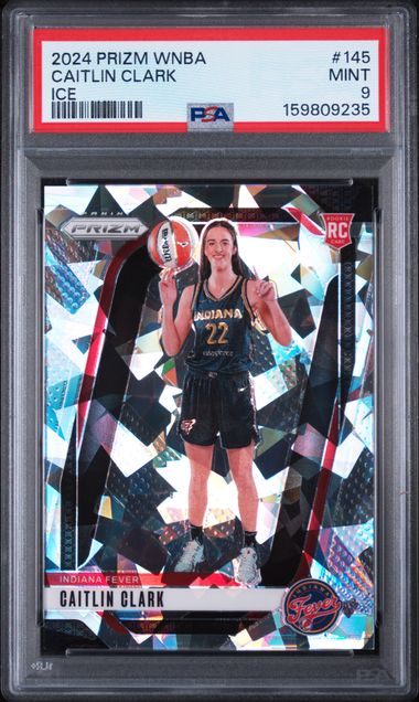 2024 Panini Prizm WNBA Ice #145 Caitlin Clark PSA 9 (Rookie)