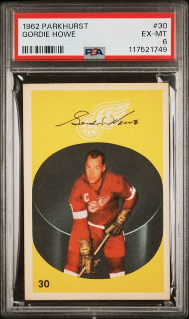 1962-63 Parkhurst #30 Gordie Howe PSA 6