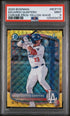 2025 Bowman Chrome Prospect Yellow Wave Refractor #BCP115 Eduardo Quintero #18/75 PSA 9