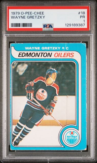 1979-80 O-Pee-Chee #18 Wayne Gretzky PSA 2 (Rookie)