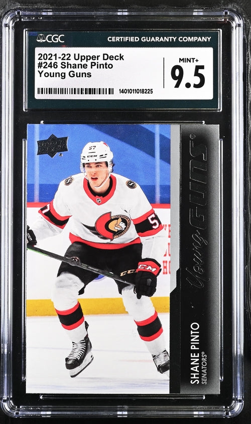 2021-22 Upper Deck #246 Shane Pinto CGC 9.5 (Rookie)