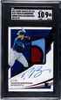 2021 Panini Immaculate Collection Rookie Patch Autograph Red #153 Travis Blankenhorn #37/49 SGC 9 (Auto 10) (Rookie)