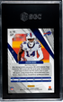 2023 Panini Phoenix SP Fire Burst #74 Stefon Diggs #070/340 SGC 10